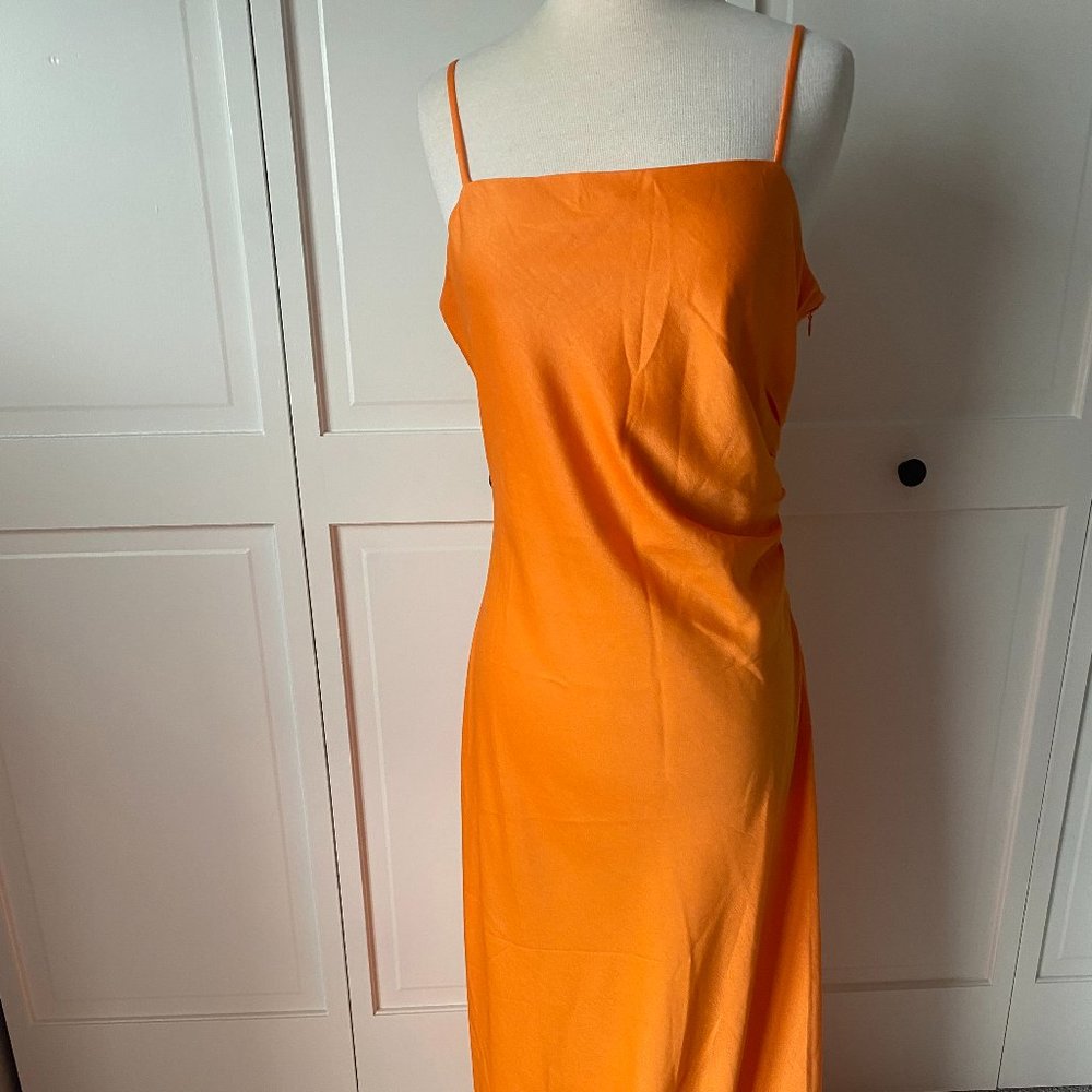 Satin Midi Dress- Vici Collection